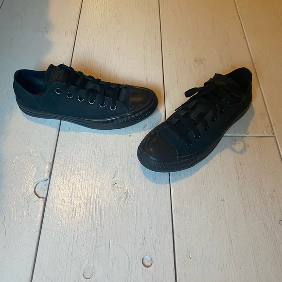 Men’s black converse shoe size 6 - Picture 6 of 12